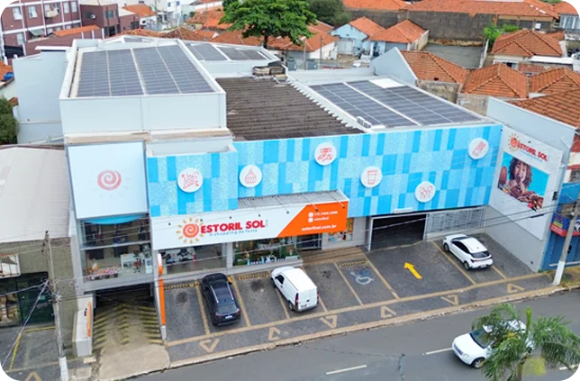 Fachada da loja Estoril Sol em Americana